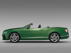bentley continental gt speed convertible 2015 3D Model