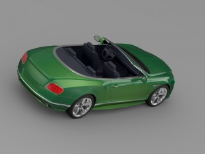 bentley continental gt speed convertible 2015 Modello 3D