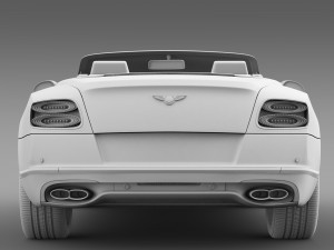 bentley continental gt v8 convertible 2015 Modelo 3D