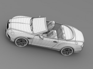 bentley continental gt v8 convertible 2015 Modelo 3D