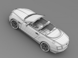 bentley continental gt v8 convertible 2015 Modelo 3D