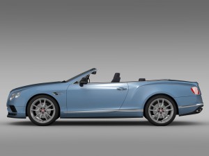 bentley continental gt v8 s convertible 2015 3D Модель