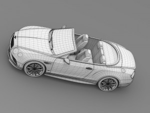 bentley continental gt v8 s convertible 2015 3D Модель