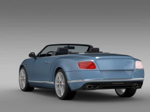 bentley continental gt v8 s кабріолет 2015 р 3D Модель