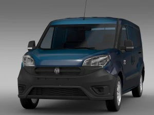 ram promaster cidade comerciante van de carga 2015 Modelo 3D