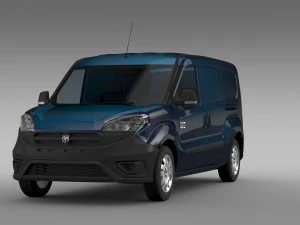 ram promaster cidade comerciante van de carga 2015 Modelo 3D