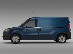 ram promaster cidade comerciante van de carga 2015 Modelo 3D