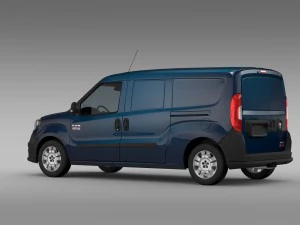 ram promaster cidade comerciante van de carga 2015 Modelo 3D