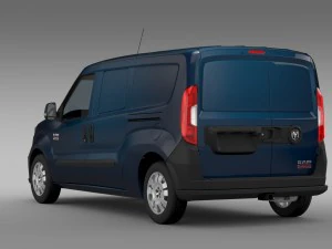 ram promaster cidade comerciante van de carga 2015 Modelo 3D