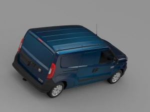 ram promaster cidade comerciante van de carga 2015 Modelo 3D