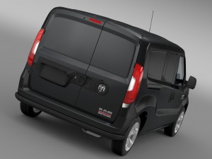 ram promaster city tradesman slt cargo van 2015 3D 模型