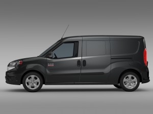 ram promaster city tradesman slt cargo van 2015 3D 模型