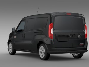ram promaster city tradesman slt cargo van 2015 3D 模型