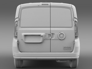 ram promaster city tradesman slt cargo van 2015 3D 模型