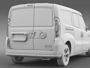 ram promaster city tradesman slt cargo van 2015 3D 模型