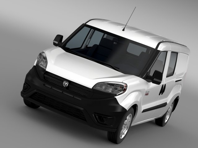 ram promaster city wagon 2015 Modello 3D .c4d .max .obj .3ds .fbx .stl .blend 