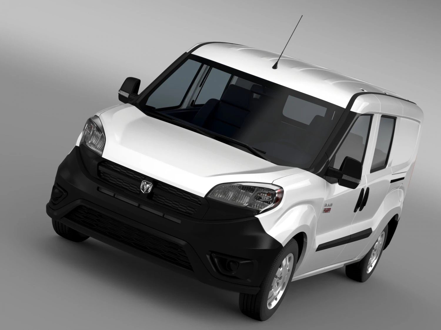 ram promaster city wagon 2015 3D Model .c4d .max .obj .3ds .fbx .stl .blend 