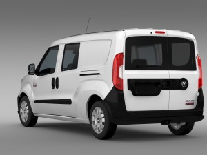 ram promaster city wagon 2015 Modello 3D