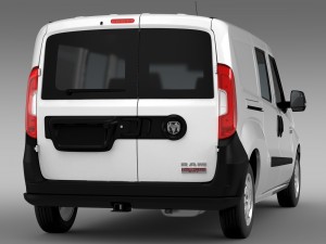 ram promaster city wagon 2015 Modello 3D