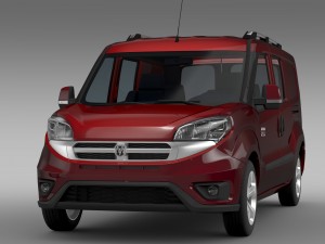 ram promaster city wagon slt 2015 3D Модель