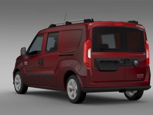 ram promaster city wagon slt 2015 3D Модель
