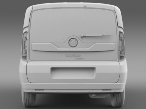 fiat doblo maxi taxi 152 2015 3D Model
