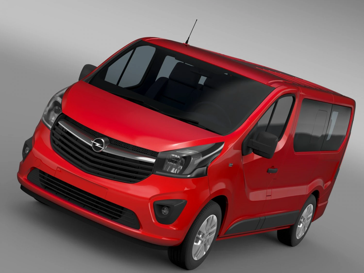 opel vivaro 2015 3D Model .c4d .max .obj .3ds .fbx .stl .blend 