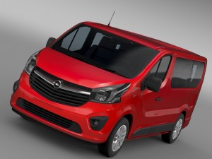 opel vivaro 2015 3D-Modell