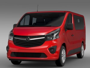 opel vivaro 2015 3D Model