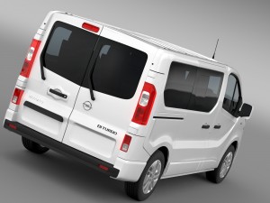 opel vivaro biturbo 2015 3D मॉडल
