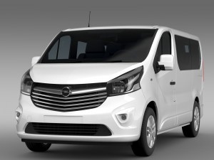 opel vivaro biturbo 2015 3D मॉडल