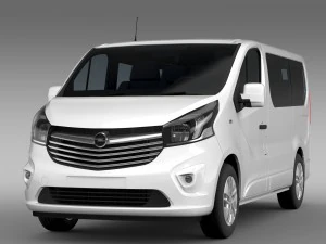 opel vivaro biturbo 2015 3D Model