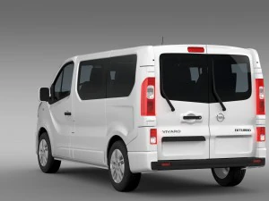 opel vivaro biturbo 2015 3D Model