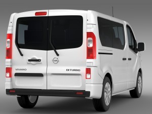 opel vivaro biturbo 2015 3D मॉडल