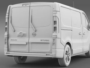 opel vivaro biturbo 2015 3D Model