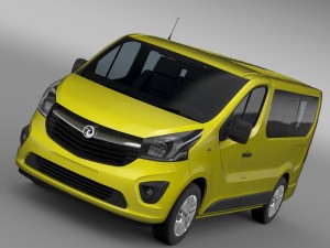 vauxhall vivaro 2015 3D Model