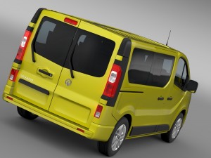 vauxhall vivaro 2015 3D 模型