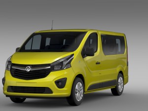 vauxhall vivaro 2015 3D 模型