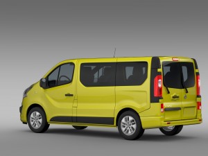 vauxhall vivaro 2015 3D 模型