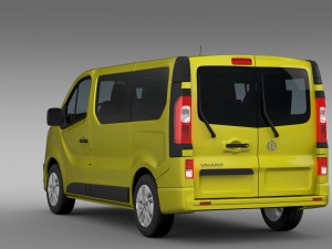 vauxhall vivaro 2015 3D 模型