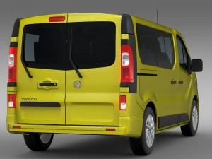 vauxhall vivaro 2015 3D Model