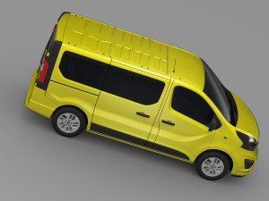 vauxhall vivaro 2015 3D 模型