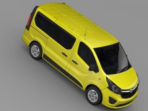 vauxhall vivaro 2015 3D 模型