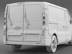 vauxhall vivaro 2015 3D Model
