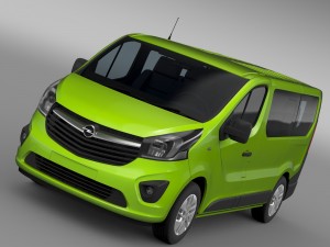 opel vivaro ecoflex 2015 3Dモデル