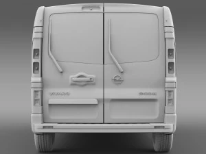opel vivaro ecoflex 2015 р.в 3D Модель