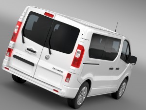 vauxhall vivaro biturbo 2015 3D Model