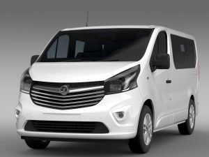 vauxhall vivaro biturbo 2015 3D Model