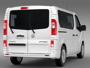 vauxhall vivaro biturbo 2015 3D Model