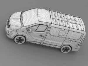 vauxhall vivaro biturbo 2015 3D Model
